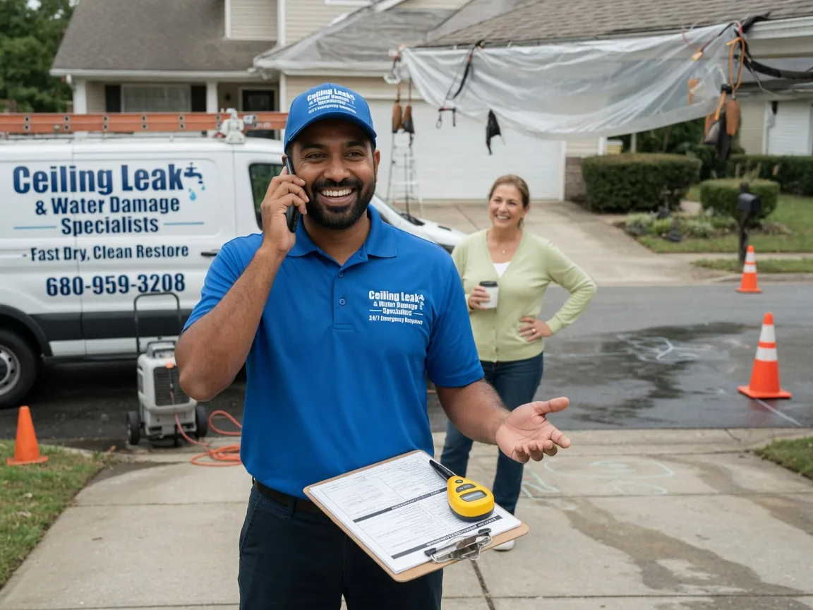 Ceiling Leak Cleanup Hernando, MS FAQs